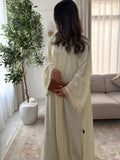 Butter Lace Elegance Abaya